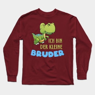 Kleiner Bruder Dino T-Rex Geschwister Geschenke Long Sleeve T-Shirt